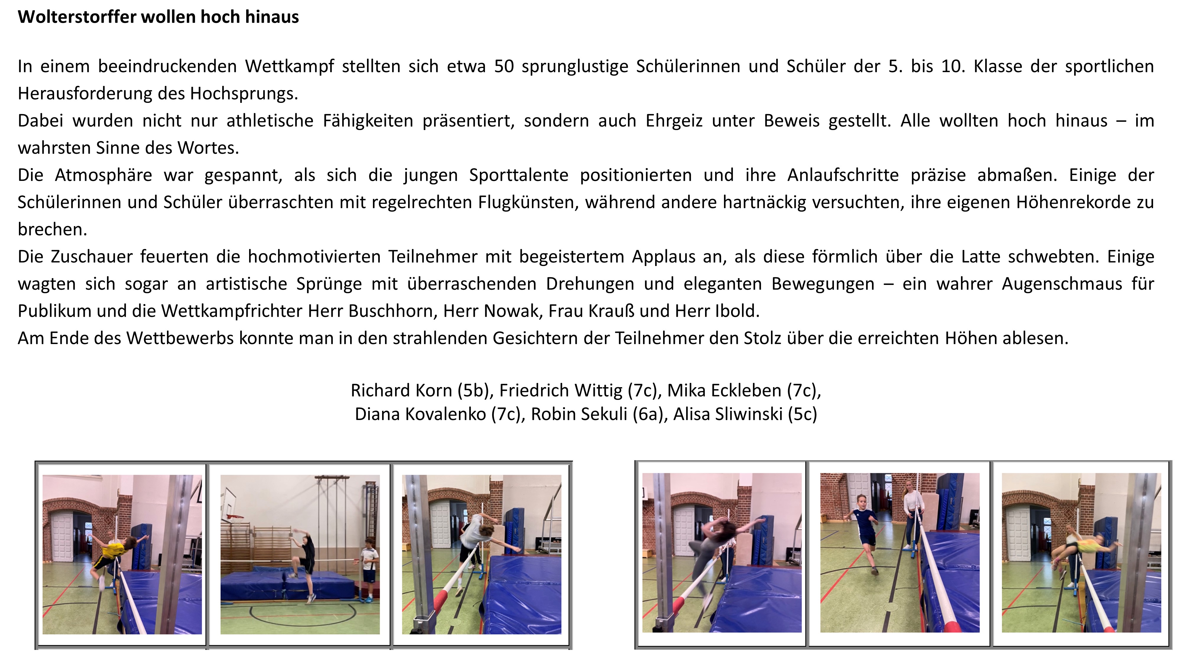 Hochsprung