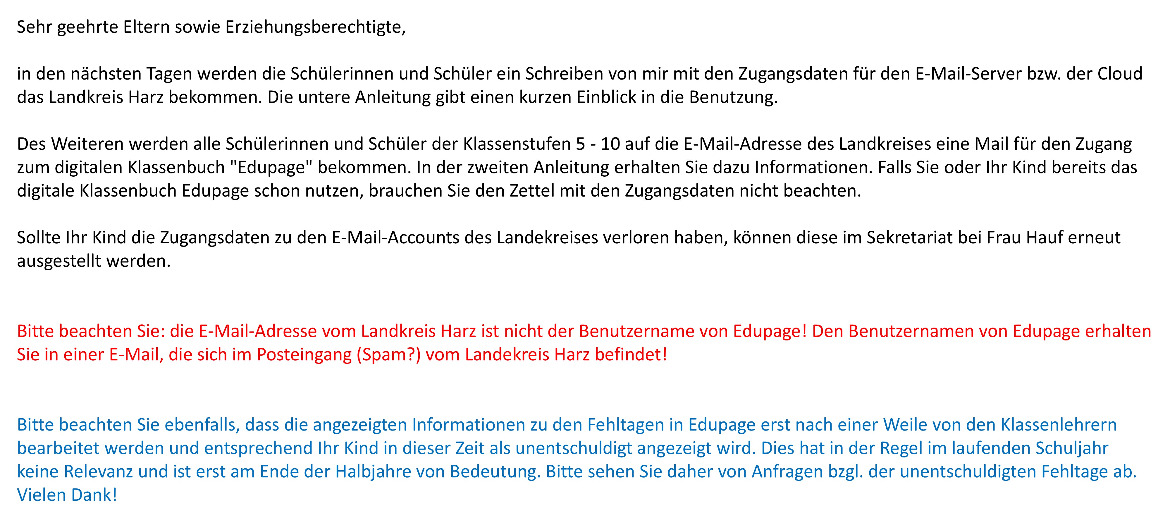 Landkreis-Accounts