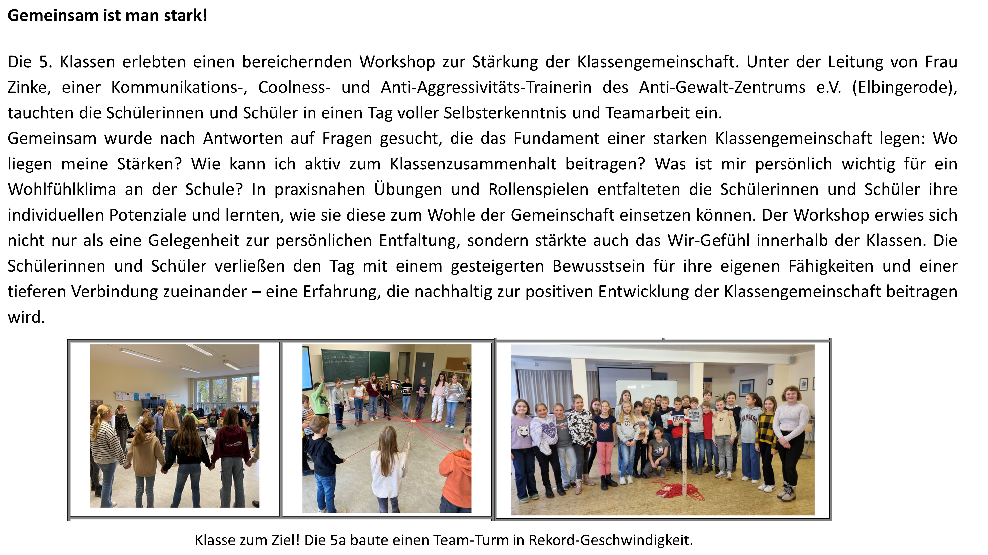 Workshop-Mobbing